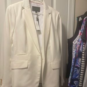NWT blazer snow day white
